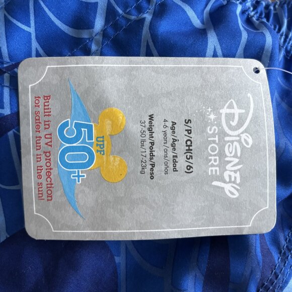 NEW: Disney Spiderman Swim Shorts 50 UV - size 5/6 - Picture 3 of 5